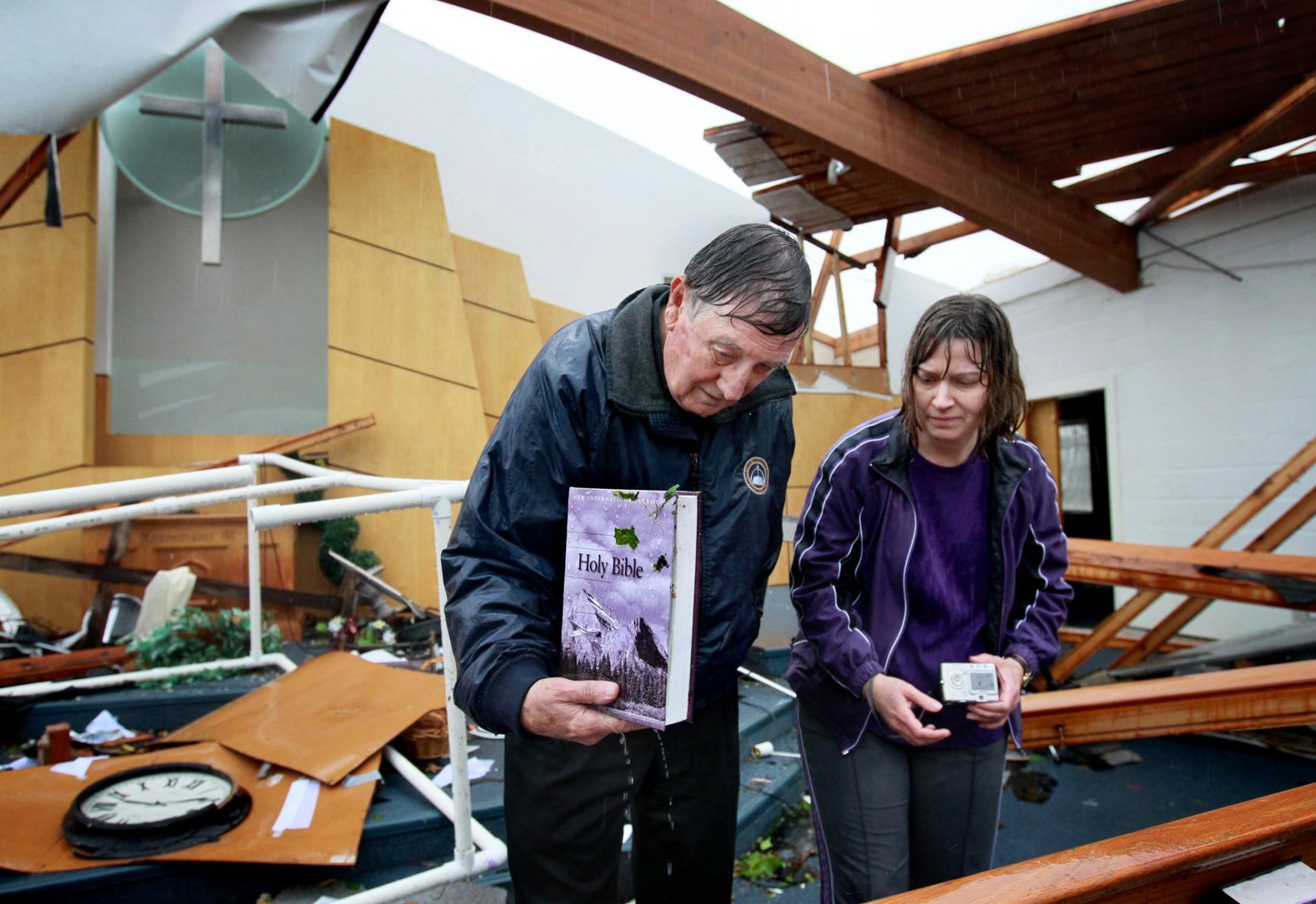 Ferguson Christian Church damaged tornado